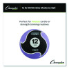 Rhino Elite Medicine Ball, 12 Lb, Purple