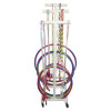 Jump Rope And Hoop Cart, Plastic, 19 x 28 x 69, White