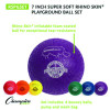 Rhino Soft Playground Ball Set, 8.5" Diameter, Assorted Colors, 6/Set