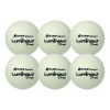 Rhino Skin Luminous Dodgeball Set, 6.3" Diameter, Luminous White/Blue, 6/Set