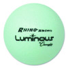 Rhino Skin Luminous Dodgeball Set, 6.3" Diameter, Luminous White/Blue, 6/Set