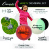 Rhino Skin Luminous, Spider And Thermogrip Dodgeball Set, 6.3" Diameter, Assorted Colors, 6/Set