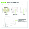 3-In-1 Soccer Training Goal, 6 Ft  x 4 Ft, 1.25" Dia Frame