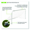 Easy Fold Soccer Goal, 6 Ft  x 3 Ft, 1.25" Dia Frame