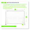 Easy Fold Soccer Goal, 8 Ft x 6 Ft, 1.25" Dia Frame
