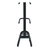 U-Ring Single Medicine Ball Tree, 23" x 22.5" x 64.5", Black