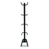 U-Ring Single Medicine Ball Tree, 23" x 22.5" x 64.5", Black