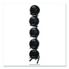 U-Ring Single Medicine Ball Tree, 23" x 22.5" x 64.5", Black