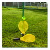 Tether Tennis Game Set, Two Paddles, Two Tennis Balls