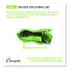 Deluxe Volleyball Set, Official-Size Volleyball, Volleyball Net