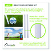 Deluxe Volleyball Set, Official-Size Volleyball, Volleyball Net