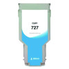 Compatible Cyan High-Yield Ink, Replacement For 727Xl (F9J76A), 300 Ml