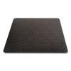 Economat Carpet Chair Mat For Flat Pile Carpeted Floors, Rectangular, 45" x 53", Black