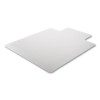 Duramat Moderate Use Chair Mat With Lip For Low Pile Carpeting, Dock Delivered, Beveled Edges, 36" x 48", Clear, 25/Pallet
