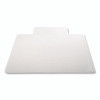 Duramat Moderate Use Chair Mat With Lip For Low Pile Carpeting, Dock Delivered, Beveled Edges, 36" x 48", Clear, 25/Pallet