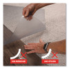 Supergrip Chair Mat For Flat To Low Pile Carpeted And Hard Floors, Dock Delivered, Rectangular, 36" x 48", Clear, 42/Pallet