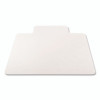 Economat Antimicrobial Chair Mat For Hard Floors, Rectangular With Lip, Straight Edges, 36" x 48", Clear