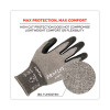 Proflex 7072 Ansi A7 Nitrile-Coated Cr Gloves, En388: 4X44F, 9" Long, Medium, Gray, Pair