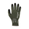 Proflex 7042 Ansi A4 Nitrile-Coated Cr Gloves, En388: 4X41D, 9" Long, Large, Green, 12 Pairs