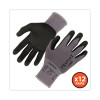 Proflex 7000 Nitrile-Coated Gloves Microfoam Palm, En388: 4121A, 9" Long, Small, Gray, 12 Pairs