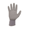 Proflex 7024 Ansi A2 Pu Coated Cr Gloves, En388: 4X42B, 9" Long, Medium, Gray, Pair
