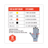 Proflex 7025 Ansi A2 Pu Coated Cr Gloves, En388: 2X42B, 9" Long, Medium, Blue, Pair
