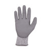 Proflex 7030 Ansi A3 Pu Coated Cr Gloves, En388: 4X42C, 9" Long, Small, Gray, Pair