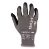 Proflex 7043 Ansi A4 Nitrile Coated Cr Gloves, En388: 4X42D, 9" Long, Medium, Gray, 12 Pairs
