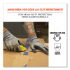 Proflex 7043 Ansi A4 Nitrile Coated Cr Gloves, En388: 4X42D, 9" Long, Small, Gray, Pair