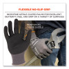 Proflex 7043 Ansi A4 Nitrile Coated Cr Gloves, En388: 4X42D, 9" Long, Medium, Gray, Pair