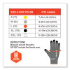 Proflex 7043 Ansi A4 Nitrile Coated Cr Gloves, En388: 4X42D, 9" Long, Medium, Gray, Pair