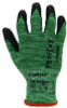 Proflex 7002-Eco Recycled Pu Coated Gloves, En388: 3131, 7.25" Long, Small, Green, Pair
