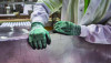 Proflex 7002-Eco Recycled Pu Coated Gloves, En388: 3131, 8" Long, Large, Green, Pair