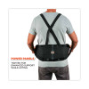 Proflex 100 Economy Spandex Back Support Brace, X-Small, 20" To 25" Waist, Black