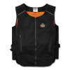 Chill-Its 6255 Lightweight Phase Change Cooling Vest, Cotton/Polyester, Small/Medium, Black