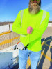 Chill-Its 6688 Type R Class 2 Cooling Hi-Vis Sun Shirt With Uv Protection, 3X-Large, Lime
