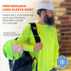 Chill-Its 6689 Cooling Long Sleeve Sun Shirt With Uv Protection, Medium, Lime