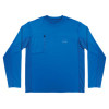 Chill-Its 6689 Cooling Long Sleeve Sun Shirt With Uv Protection, 2X-Large, Blue