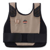 Chill-Its 6225 Premium Fr Phase Change Cooling Vest, Modacrylic Cotton, Small/Medium, Khaki