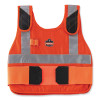 Chill-Its 6225 Premium Fr Phase Change Cooling Vest, Modacrylic Cotton, Small/Medium, Orange