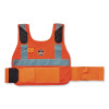 Chill-Its 6225 Premium Fr Phase Change Cooling Vest, Modacrylic Cotton, Small/Medium, Orange