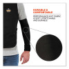 Chill-Its 6690 Performance Knit Cooling Arm Sleeve, Polyester/Spandex, X-Large, Lime, 2 Sleeves