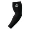 Chill-Its 6691 Cooling Arm Sleeves With Box-Handling Grip, Polyester/Spandex, X-Large, Black, Pair