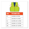 Chill-Its 6665 Embedded Polymer Cooling Vest With Zipper, Nylon/Polymer, 3X-Large, Lime