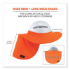 Chill-Its 6660 Hard Hat Brim + Neck Shade, 19.5 x 9.75, Orange