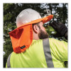 Chill-Its 6660 Hard Hat Brim + Neck Shade, 19.5 x 9.75, Orange
