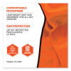Chill-Its 6602Mf Evaporative Microfiber Cooling Towel, 40.9 x 9.8, One Size Fits Most, Microfiber, Orange