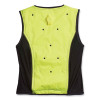Chill-Its 6685 Premium Dry Evaporative Cooling Vest With Zipper, Nylon, Medium, Lime