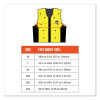 Chill-Its 6685 Premium Dry Evaporative Cooling Vest With Zipper, Nylon, Medium, Lime