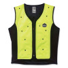 Chill-Its 6685 Premium Dry Evaporative Cooling Vest With Zipper, Nylon, Medium, Lime